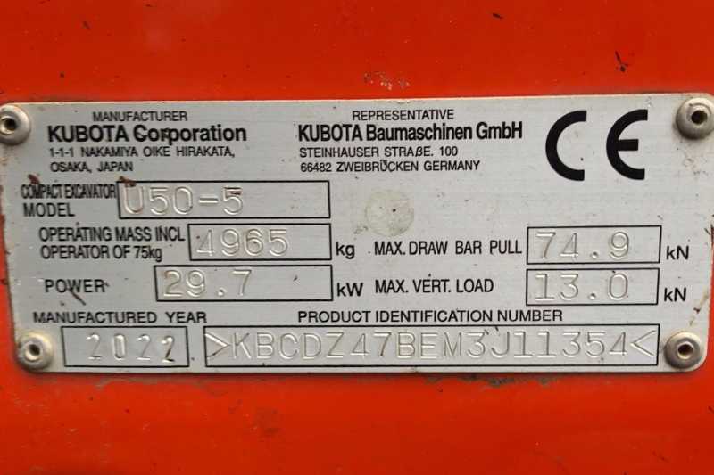 OmecoHub - Immagine KUBOTA U50-5